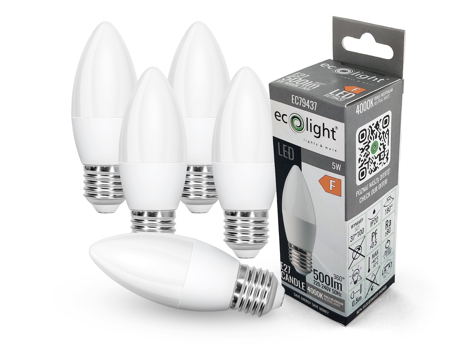 Żarówki Candle E27